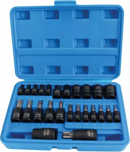 Asta torx hylsy- ja kärkihylsysarja t8-t60 / e4-e22 25 osaa - Hylsysarjat - ASTS-H2548T - 1