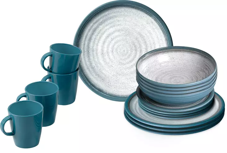 Brunner melamiiniastiasto Tuscany liukueste 16 osaa - Melamiiniastiastot ja aterimet - 0830155NC5T - 1