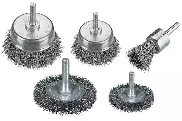 OSBORN TERÄSHARJASETTI DIY 5-OSAINEN - Nailon- ja teräsharjat - 246-600005T - 1