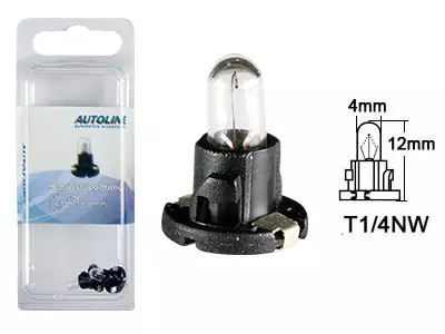 Polttimopari 12V 1,2W T1/4NW - Auton polttimot - 1291-BLIST - 1