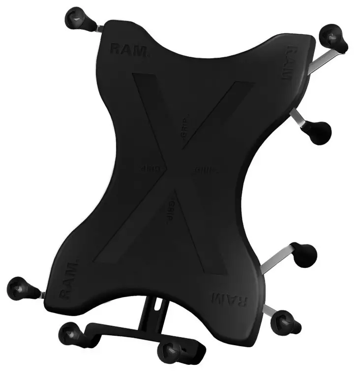 RAM Mounts Yleispidike 10" tabletille X-Grip lev 159-205mm kiinnitys pyöreällä levyllä - RAM Mounts laitepidikkeet - RAMHOLUN9U - 1