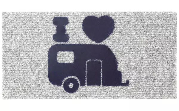 Brunner matto Hello Caravan, 25 x 50 cm - Matkailuautojen matot - 0201034NCV - 1