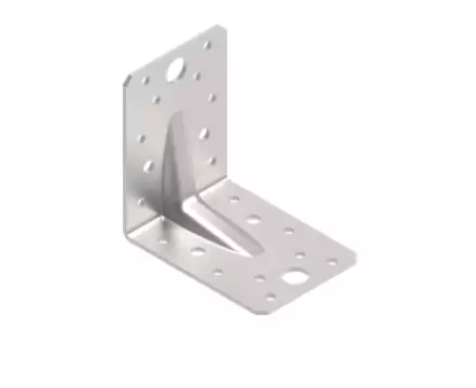 Kulmarauta 90X90X65 A2 vahvistettu - Kulmaraudat ja naulalevyt - 672-A-A2-K909065V - 1