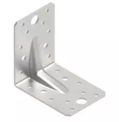 Kulmarauta 90X90X65 kuumasinkitty vahvistettu - Kulmaraudat ja naulalevyt - 672-A-KV90906525V - 1
