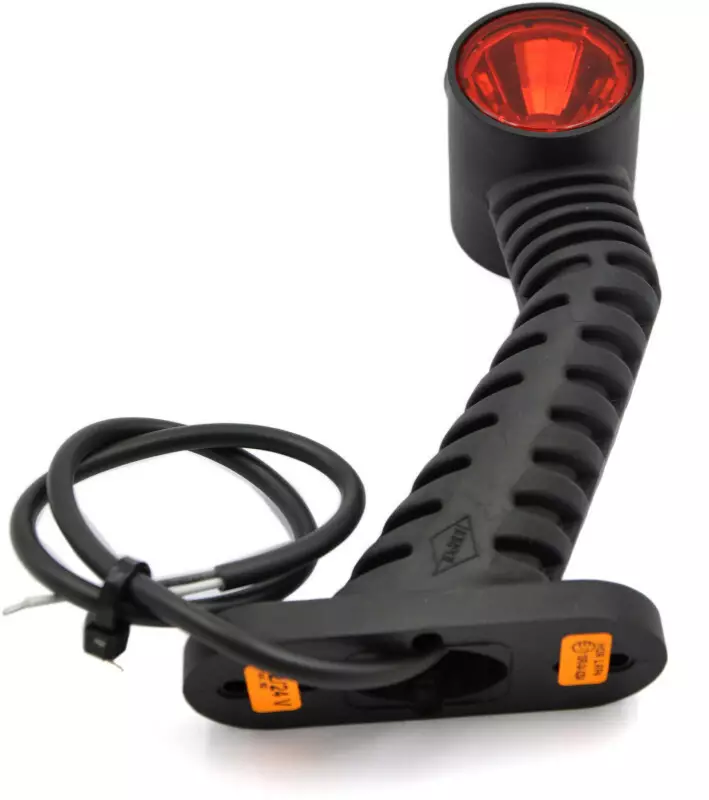 LED Kumivarsivalo 175mm Vasen Pun kelt. Valk. - Äärivalot - PSL904V - 1