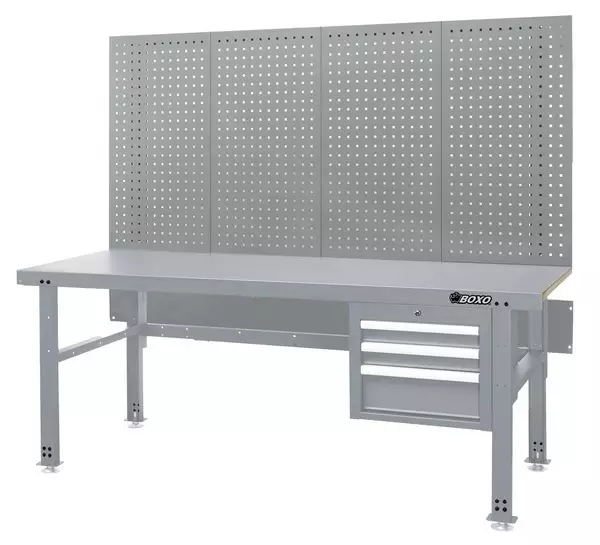 Työpöytä vetolaatikolla ja reikälevyllä 2000 mm - Työpöydät - 285-2000V - 1