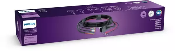 Philips johtosarja 2XDT4 - Lisävalojen johtosarjat - 375-UD1004W - 1