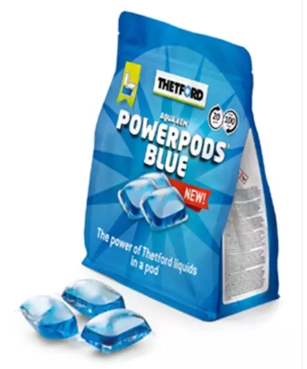 Thetford käymäläkapselit Powerpods Blue 20 kpl - WC tarvikkeet ja kemikaalit - 30751XX - 1
