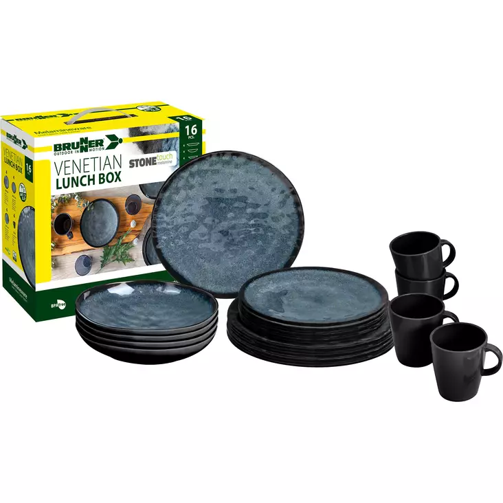 Brunner melamiiniastiasto Venetian liukueste 16 osaa - Melamiiniastiastot ja aterimet - 0830155NC9X - 1