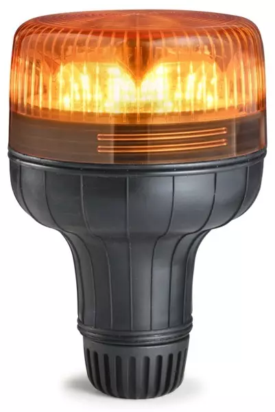 Keltainen huomiovalo pyörivä 116x166 mm 12-24V - Valomajakat ja huomiovalot - 380-EVOR-FLX - 1