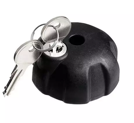 Pyöränpitimen lukollinen nuppi polkupyörätelineeseen - Polkupyörätelineiden tarvikkeet - BKL-ACC-KEY - 1